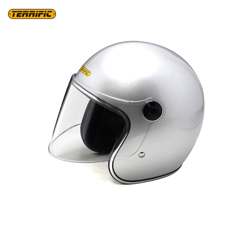 Casques de moteur classiques intégraux nouveau style offre spéciale casque de moto personnalisé haute qualité visière vintage casques de moto barre