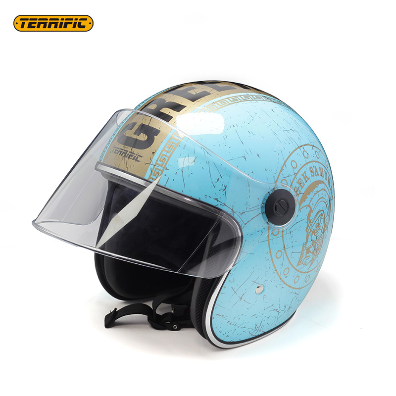 Nouveauté formes Cool casque moto casque d'équitation Type d'origine casque moto accessoires universels