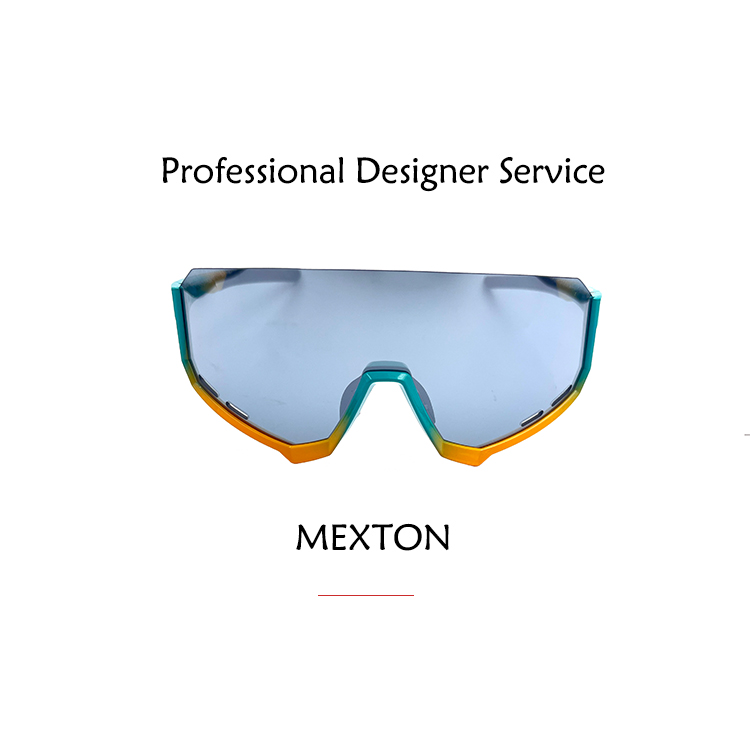 MST sport lunettes de soleil OEM logo personnalisé revêtement coloré lentille photochromique lunettes de sport en plein air cyclisme verre de soleil