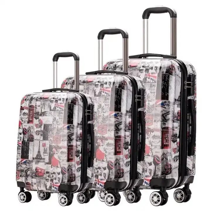 Bagage à main boîte de voyage bagages étanche ABS + PC boîtier de chariot coque rigide ensembles de bagages valise